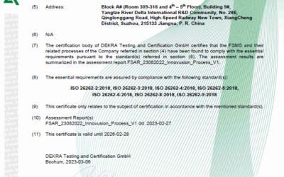 Seyond Officially Passed ISO 26262:2018 Automotive Functional Safety Certification